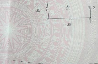 Bán Đất Xã Thọ An – Đan Phượng | Diện Tích 82m2 – Mặt Tiền 6m – Ngõ Thông Ô Tô Vào Tận Nơi – Giá Chỉ 40.5 Triệu/m2