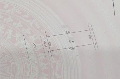 Bán Đất Đấu Giá Xã Đồng Tháp, Đan Phượng | View Hồ, Ô Tô Tránh, Vỉa Hè Giá 75tr/m²