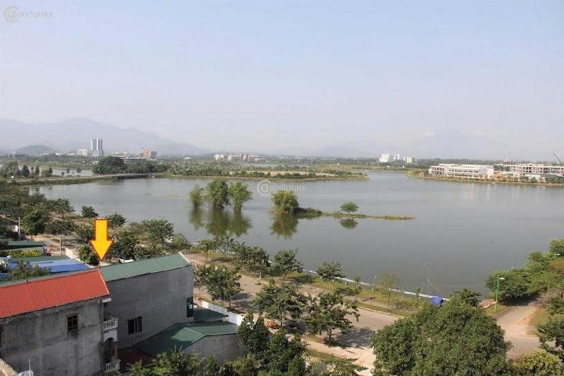 BÁN ĐẤT THỔ CƯ HOÀ LẠC, MẶT ĐƯỜNG Ô TÔ TRÁNH, 115M2, MT8, ĐỐI DIỆN ĐH FPT, VIEW HỒ TÂN XÃ