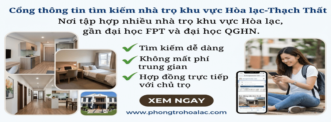 Phòng trọ hòa lạc