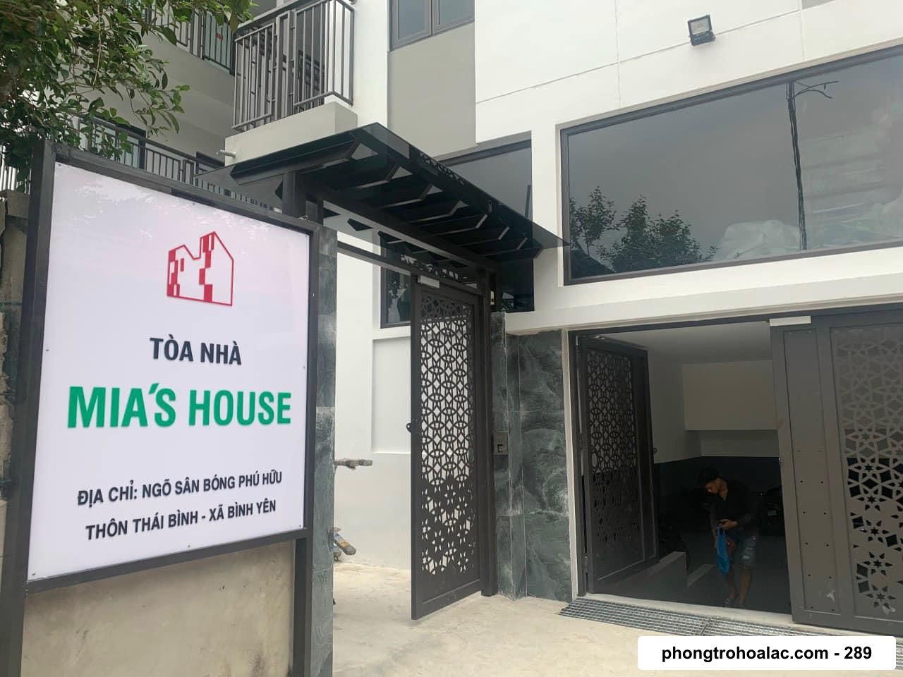 Phòng trọ Hòa Lạc | Toà Nhà Mia House